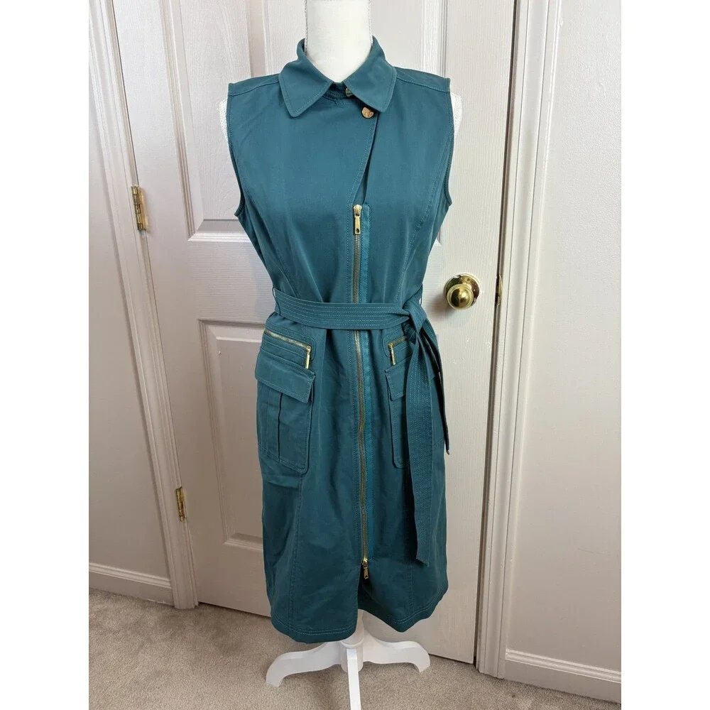 Lafayette 148 Starla Sleeveless Zip Front Dress Size 6 - 432